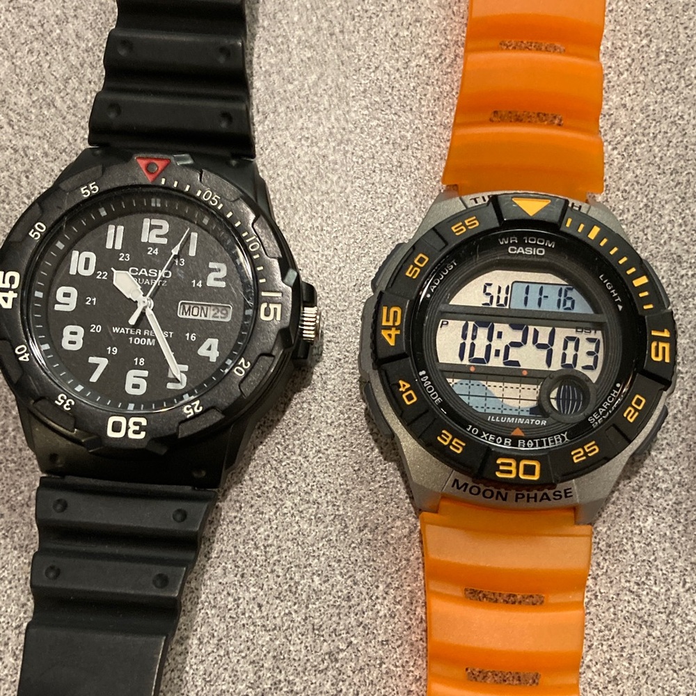 Instant Casio Collection, 5 watch lot, working batteries - Picture 2 of 15